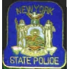 NEW YORK STATE POLICE PIN MINI PATCH PIN